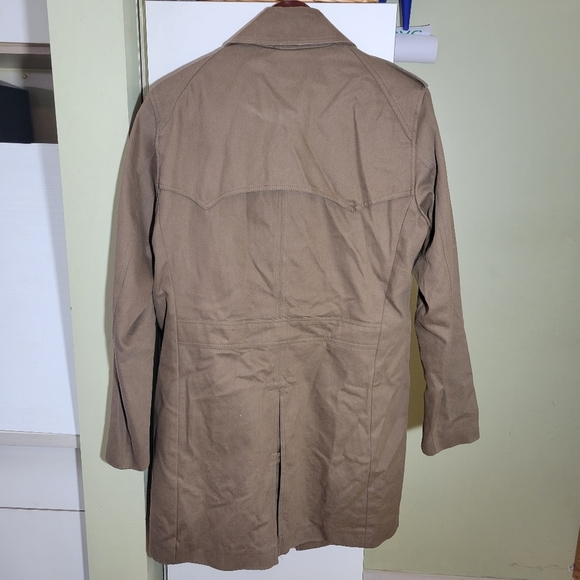 The Kooples mens blazer single breast jacket coat suede trim military 48 medium - Picture 4 of 11